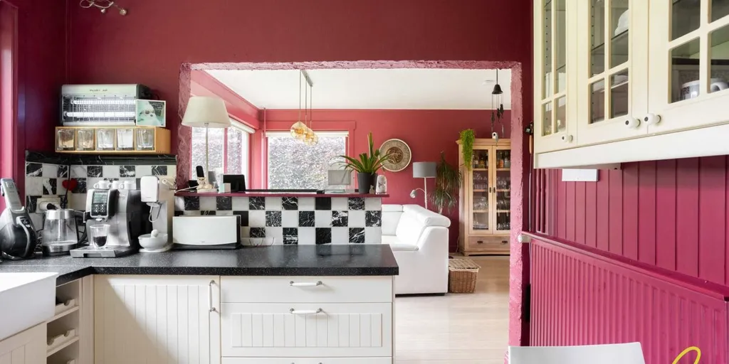 Cucina - Bungalow with Jacuzzi in De Pinte