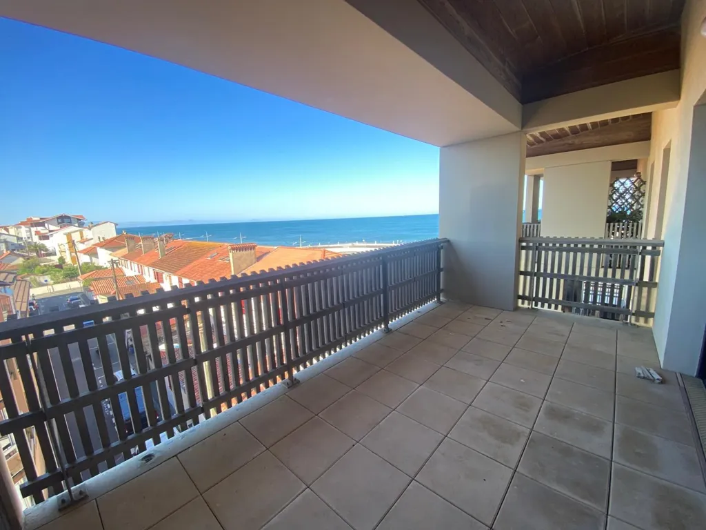Balcon - Appartement en Front de Mer avec Vue Panoramique à Capbreton