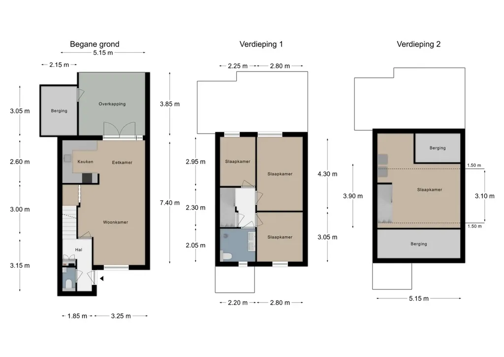 Plaan - Twin-Home with Garden in Amstenrade