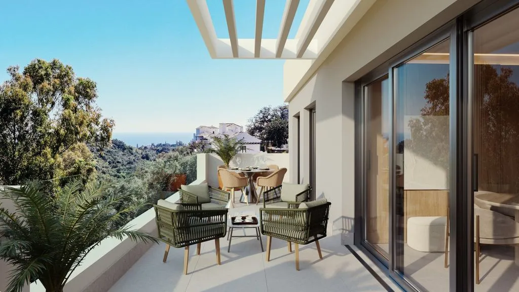 Terrasse - Luxury Apartment with Sea View in Marbella