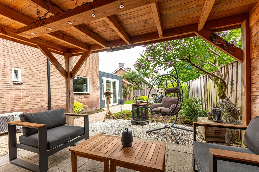 Terrace - Modernised Corner House with Garden in Huizen