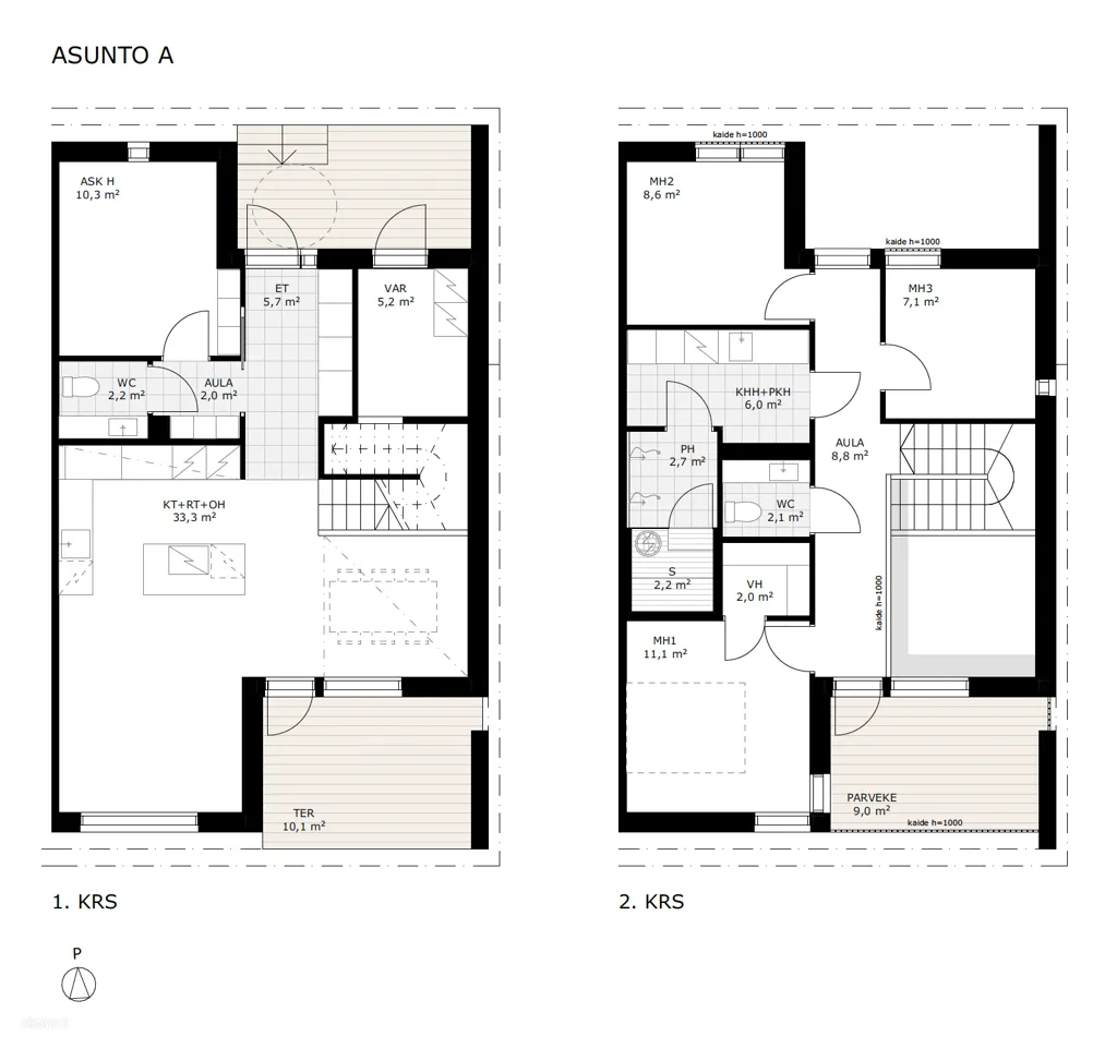 Plan - Scandinavian-Style Villa with Sauna in Espoo