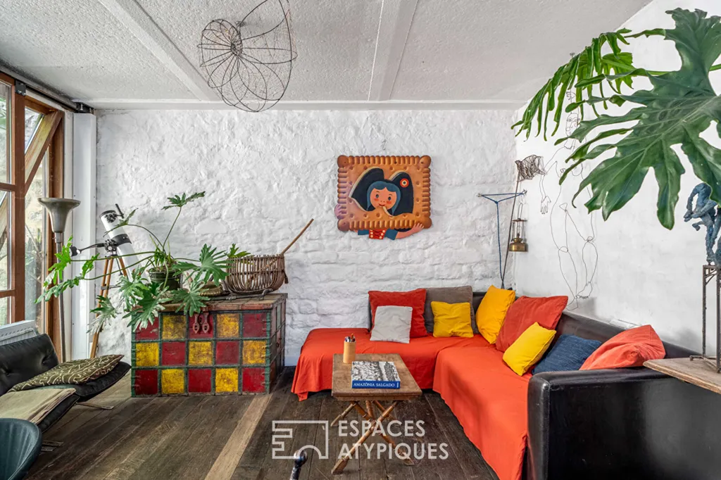 Elutuba - Boat-Inspired Loft with Garden in Gobelins