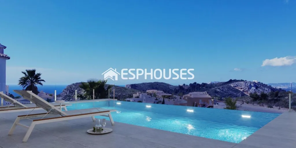 Piscina - Contemporary House with Infinity Pool in Benitachell