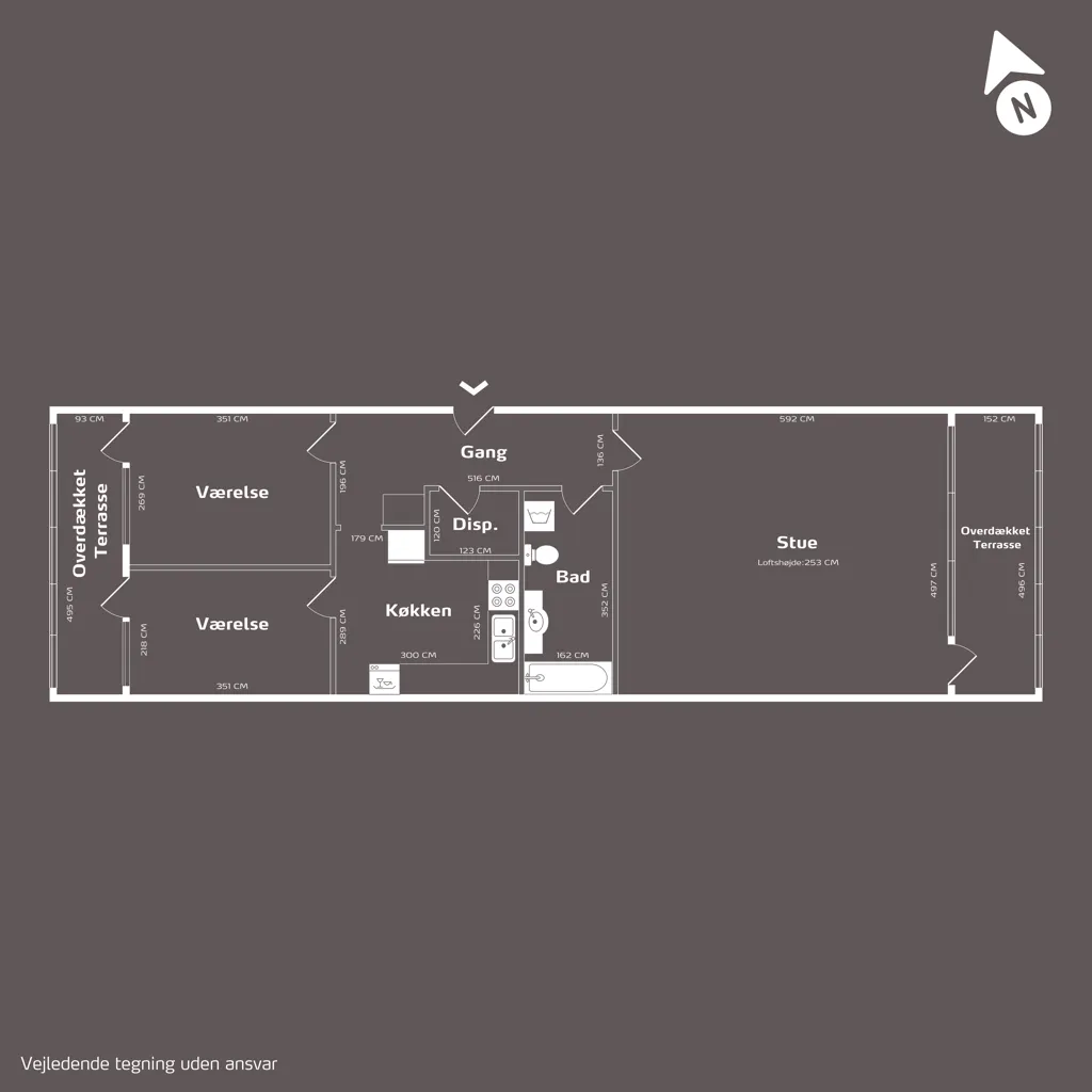 Plan - Apartment with Green Surroundings in Odense