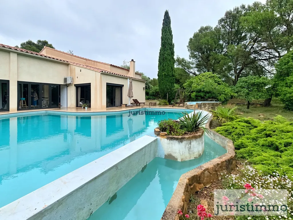 Pool - Two-Home Property with Panoramic Pool in Uchaux