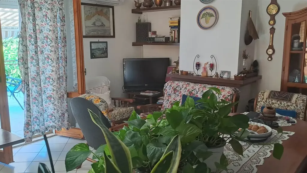 Séjour - Sea View Apartment with Terrace in Magliano in Toscana