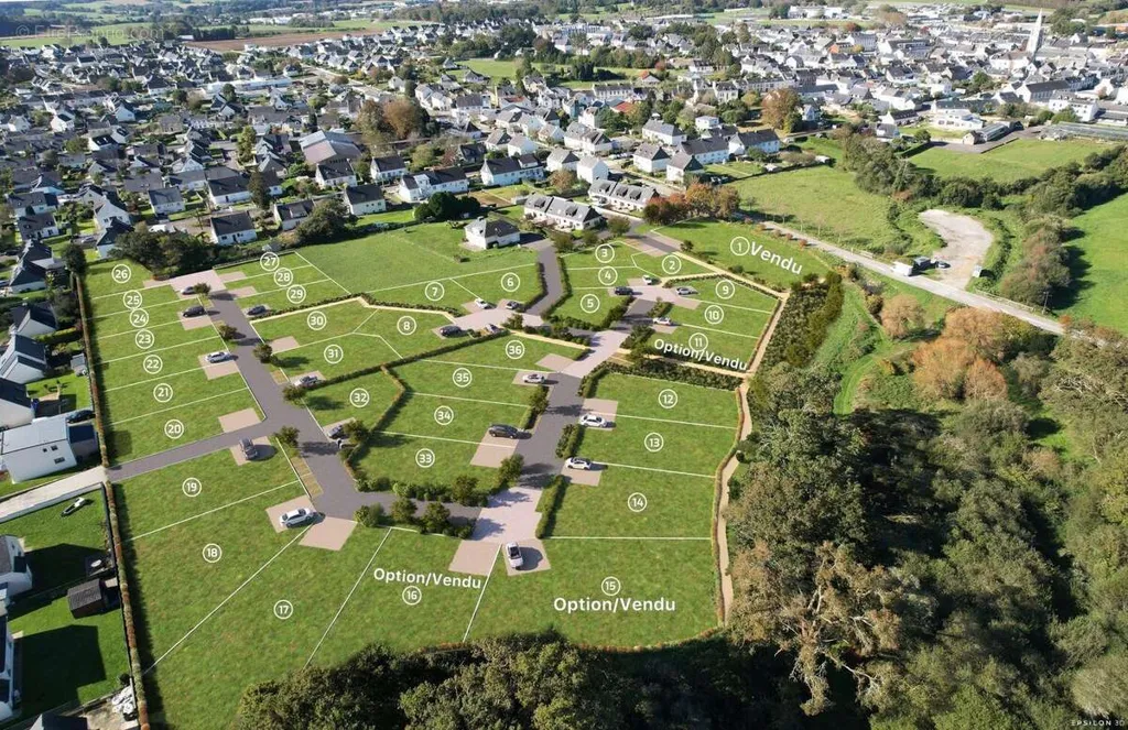 Õhuvaade - Constructible Plot in Plouay