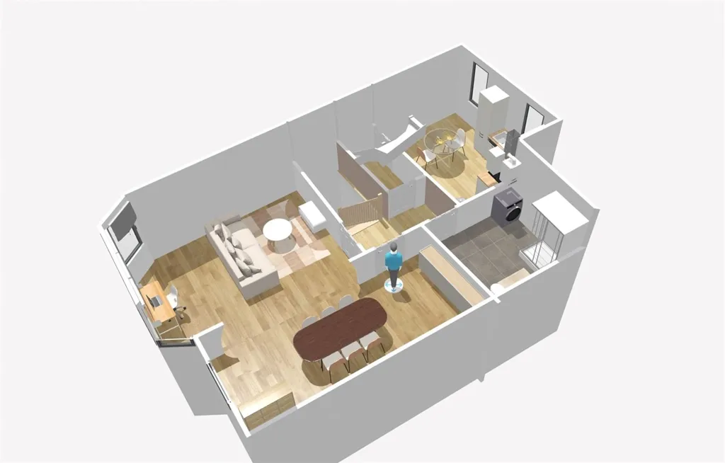 Plan - Appartement 2 Chambres avec Entrée Indépendante à Vise