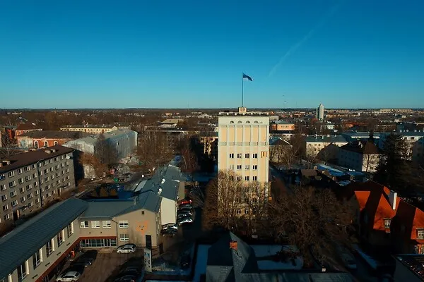 Vue aérienne - Local commercial 1 pièces à Tartu