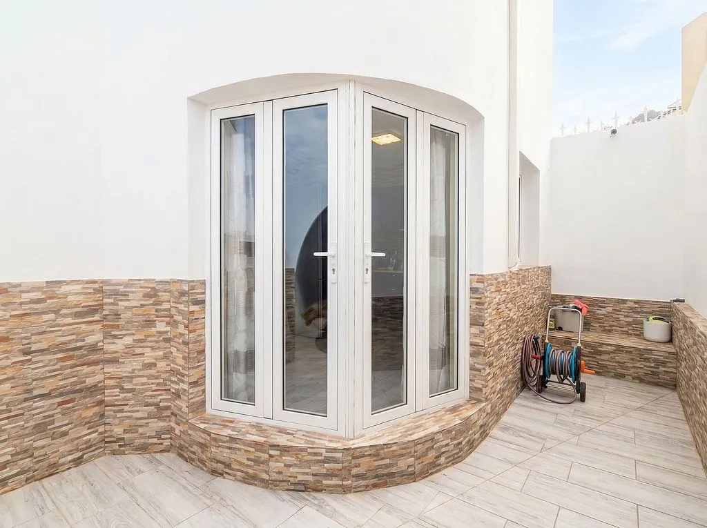 Terrace - Villa with Ocean View in Torviscas Alto