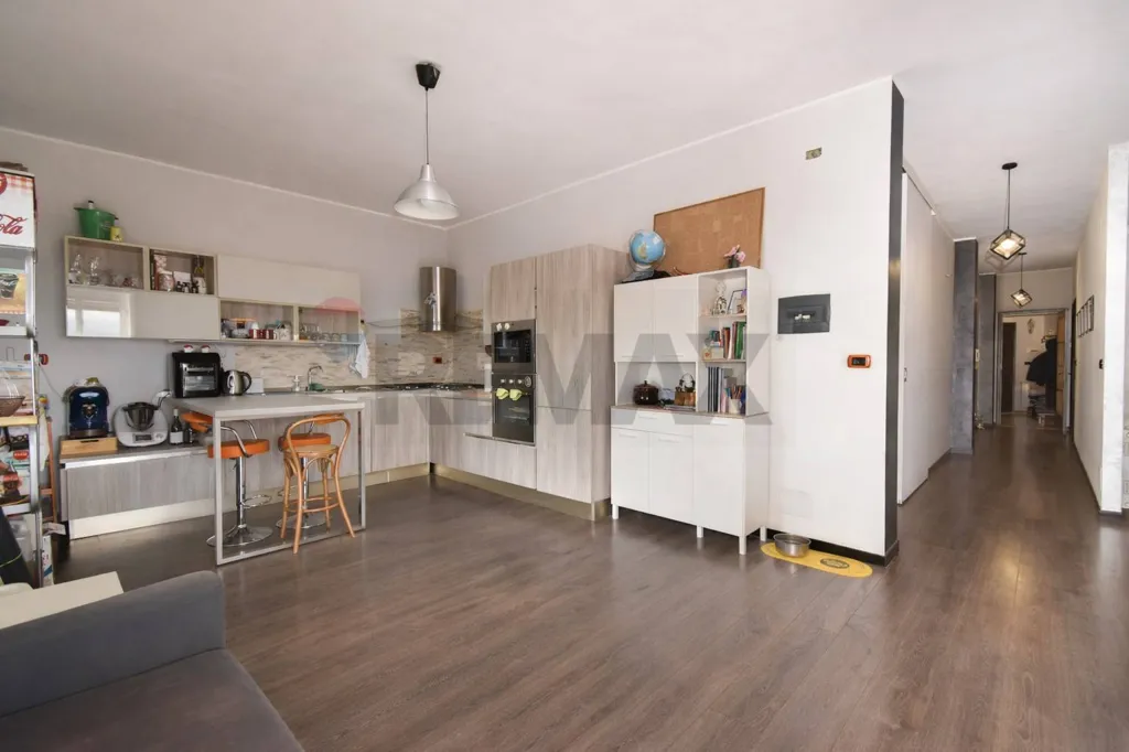 Köök - Modernised Apartment with Terrace in Giarre