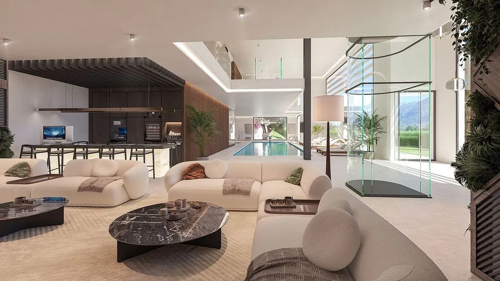 Séjour - Apartment with Pool in Marbella's Golden Mile