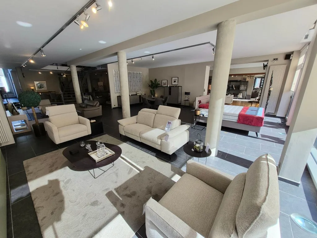 Living Room - Commercial Property with Loft in Mettet