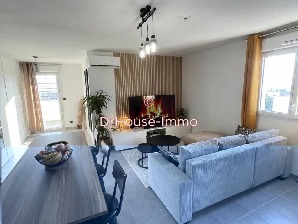 Séjour - Appartement T3 avec Balcon Couvert à Béziers