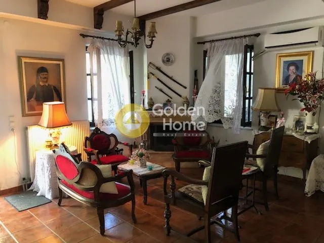 Séjour - Traditional Stone Villa with Sea View in Amaliapolis