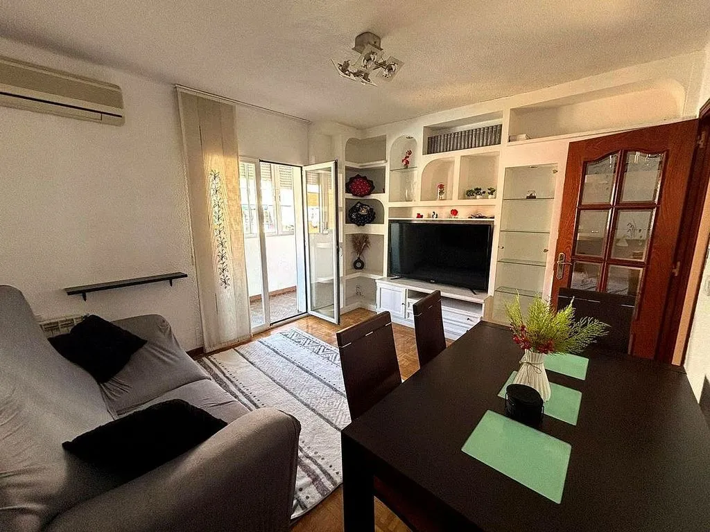 Living Room - Bright Apartment with Terrace in Guabairo, Madrid