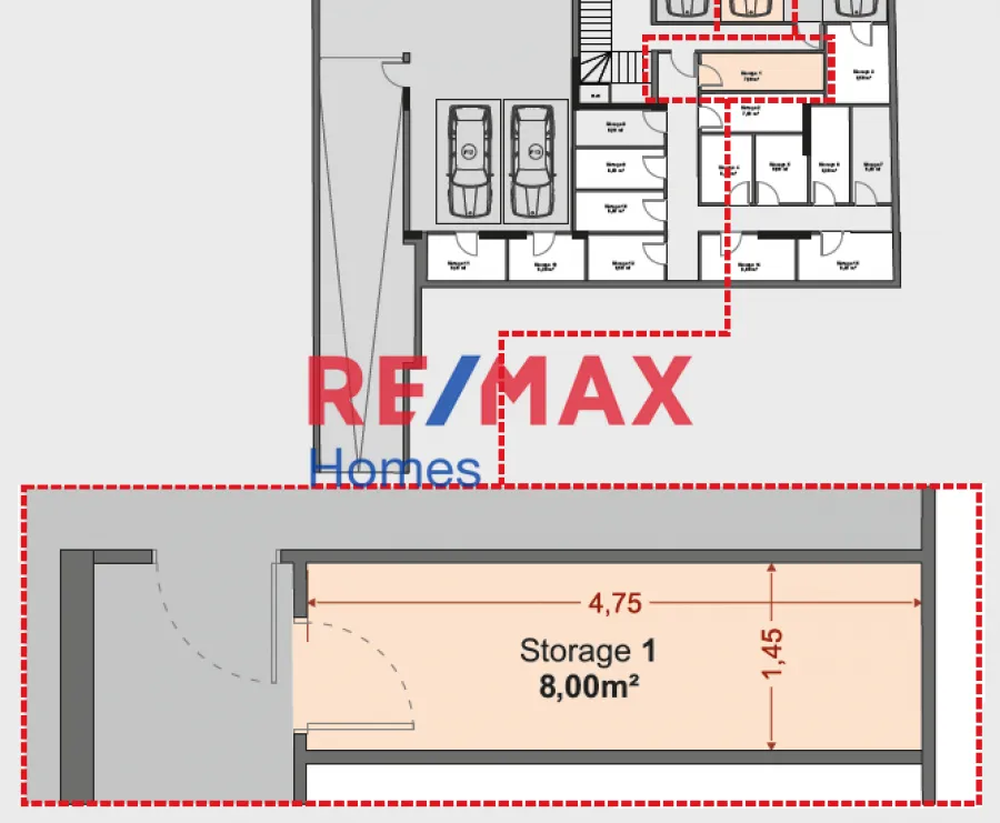 Floor Plan - Apartment with Sea View in Alimos, Athens
