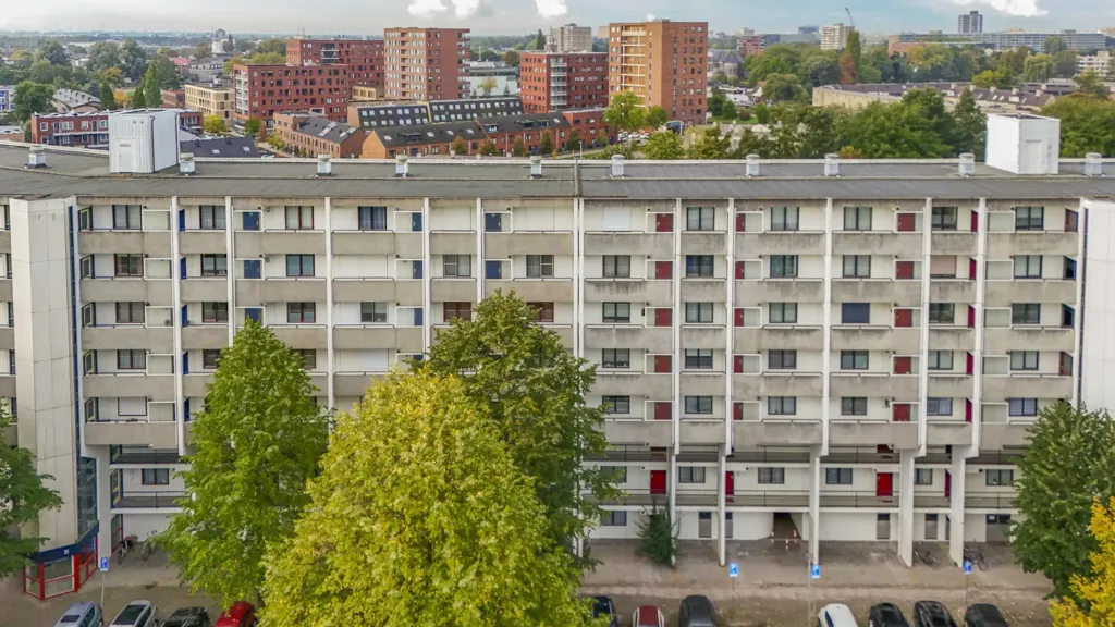 Vue aérienne - Galerie Flat with Balcony in Zoetermeer