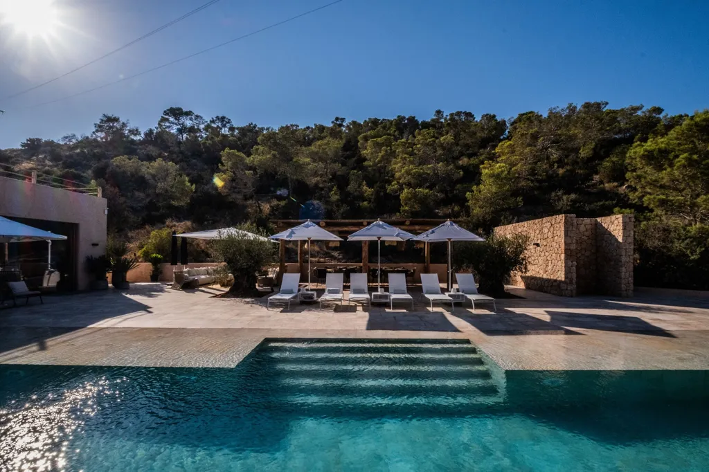 Piscine - Contemporary Villa with Sea View near Sa Caleta