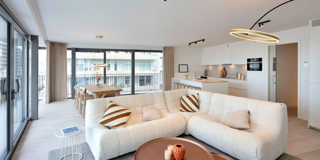 Séjour - Appartement avec Terrasses à Oostende