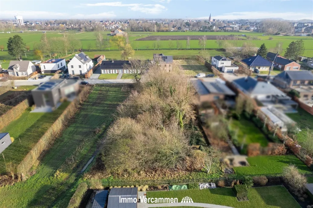 Vue aérienne - Terrain de Construction avec Vue Sud-Ouest à Putte