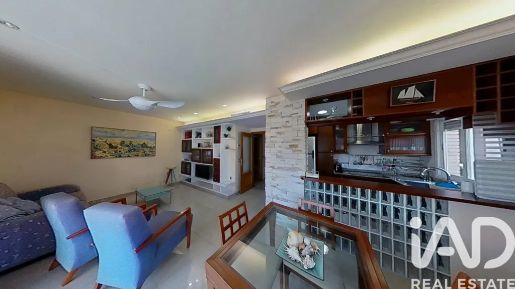 Séjour - Apartment with Sea View and Pool in El Campello