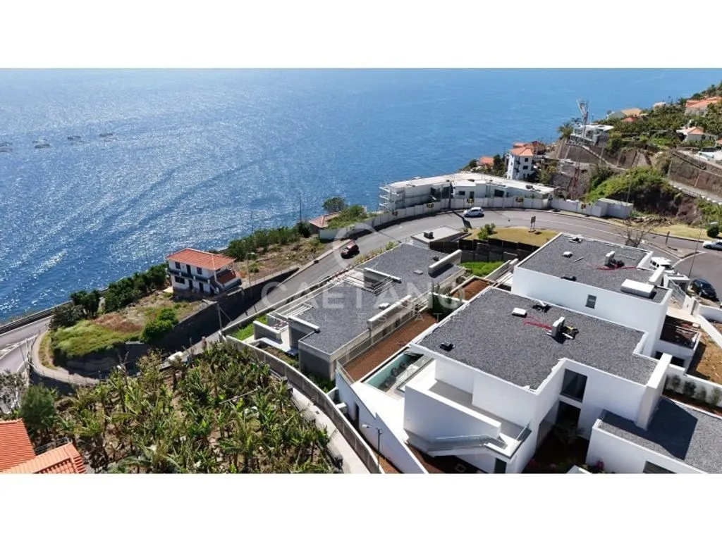 Vue aérienne - Contemporary Villa with Ocean View in Calheta, Madeira