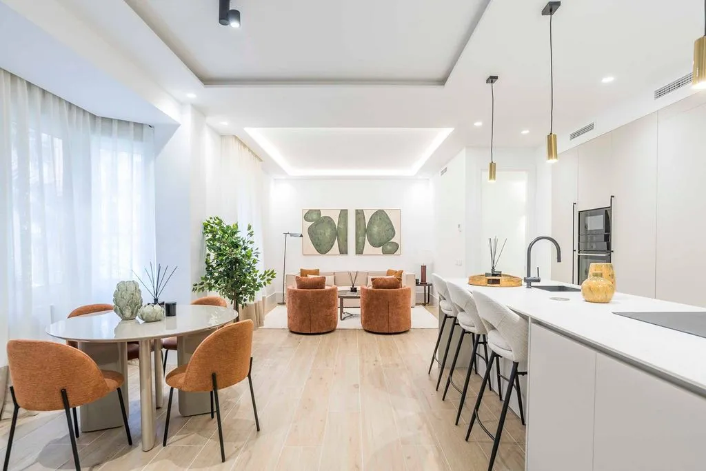 Cuisine - Renovated Flat with City View in Madrid
