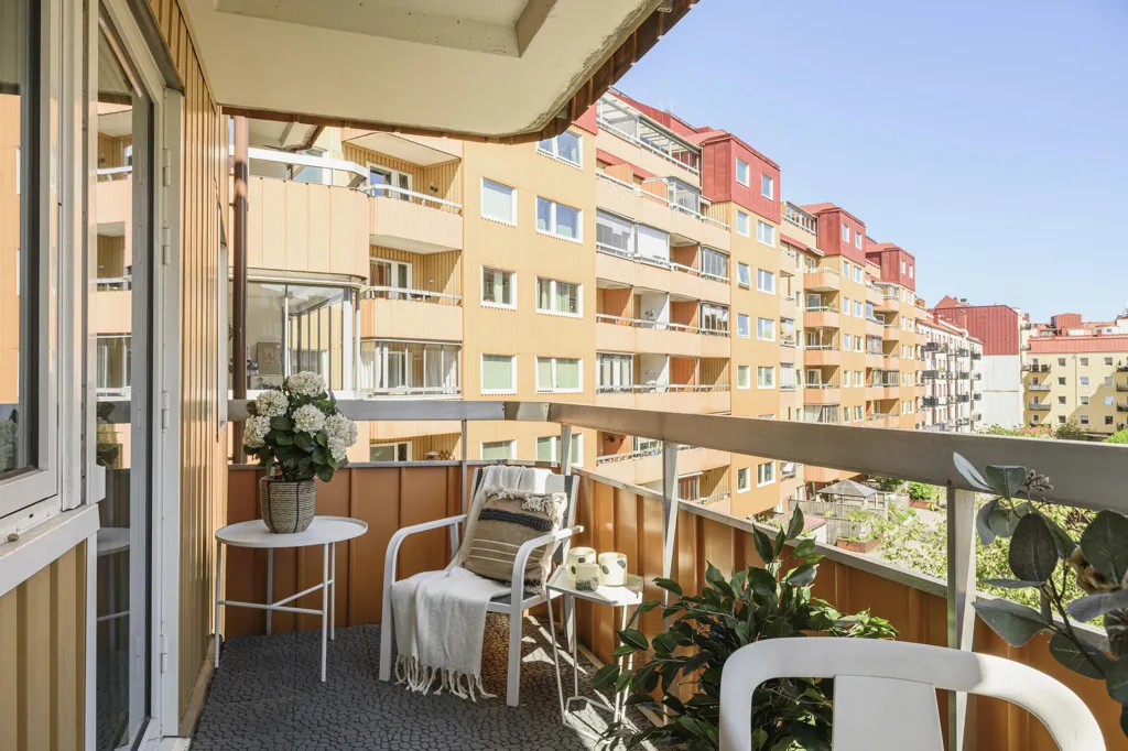 Balcony - Apartment with Balcony in Stampen, Gothenburg