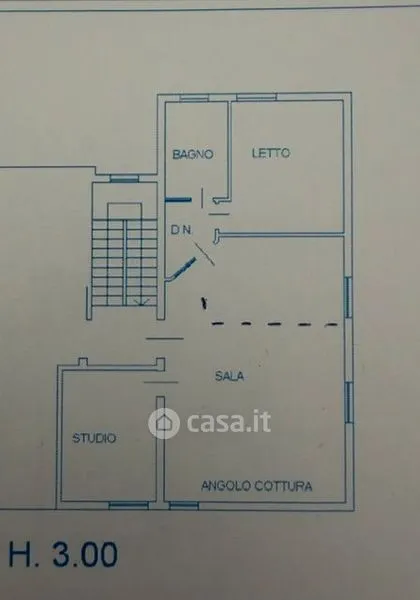 Planimetria - Modernised Apartment with Garage in Modena