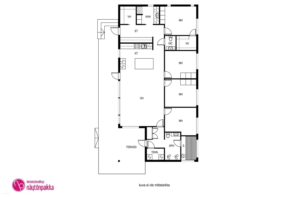 Plan - Modern Geothermal House in Kärsämäe