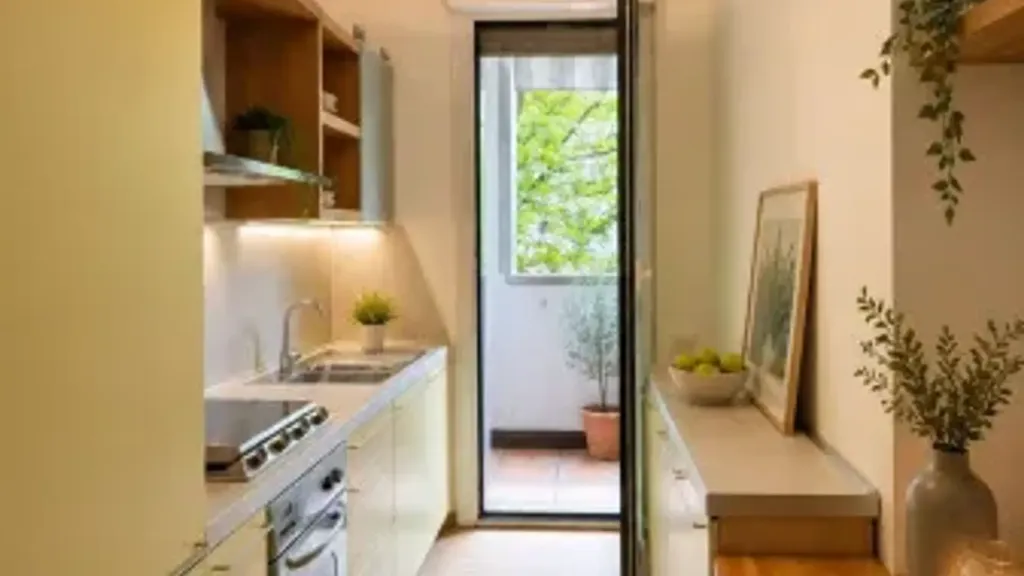 Cuisine - Trilocale with Terraces in Via Nervesa, Milan