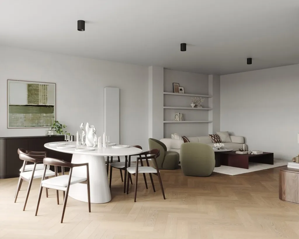 Söögituba - Luxury Apartment Near Leuven Centre