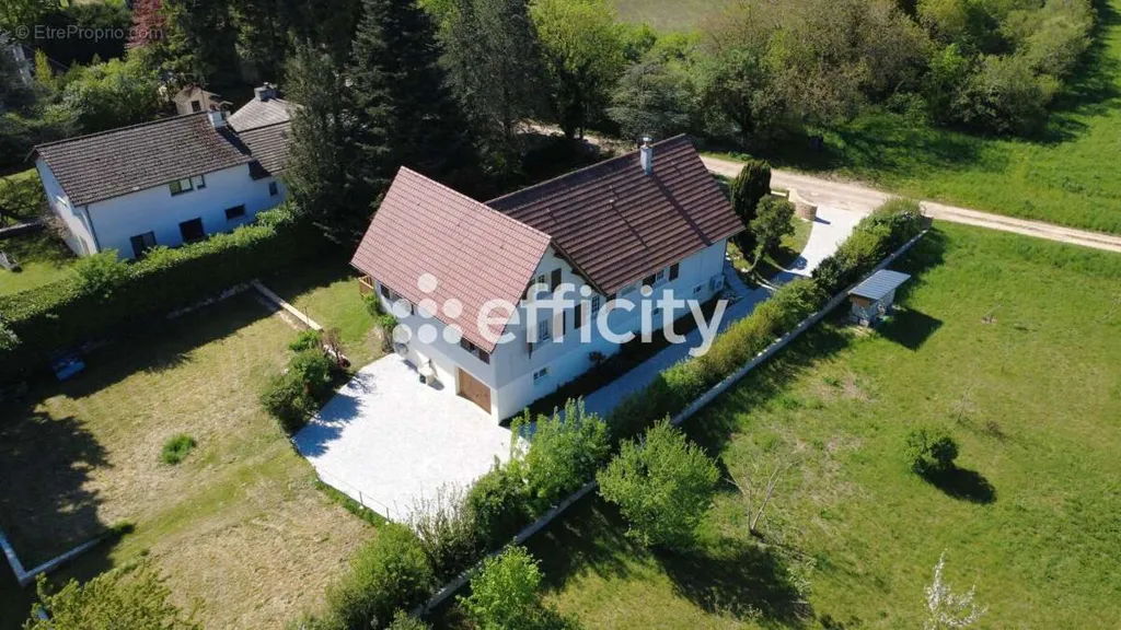 Aerial - House with Pool and Garden in Messigny-et-Vantoux