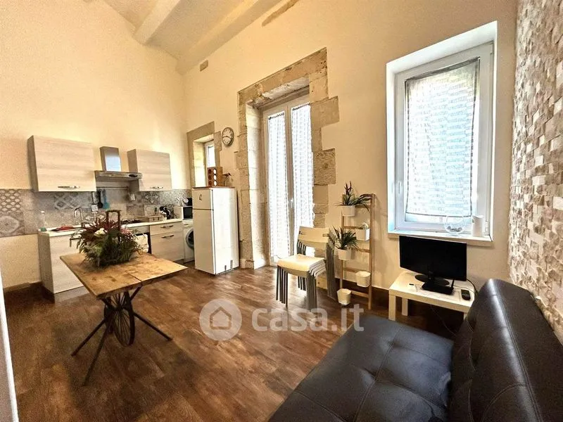 Séjour - Rustic Trilocale with Balcony in Ortigia, Siracusa