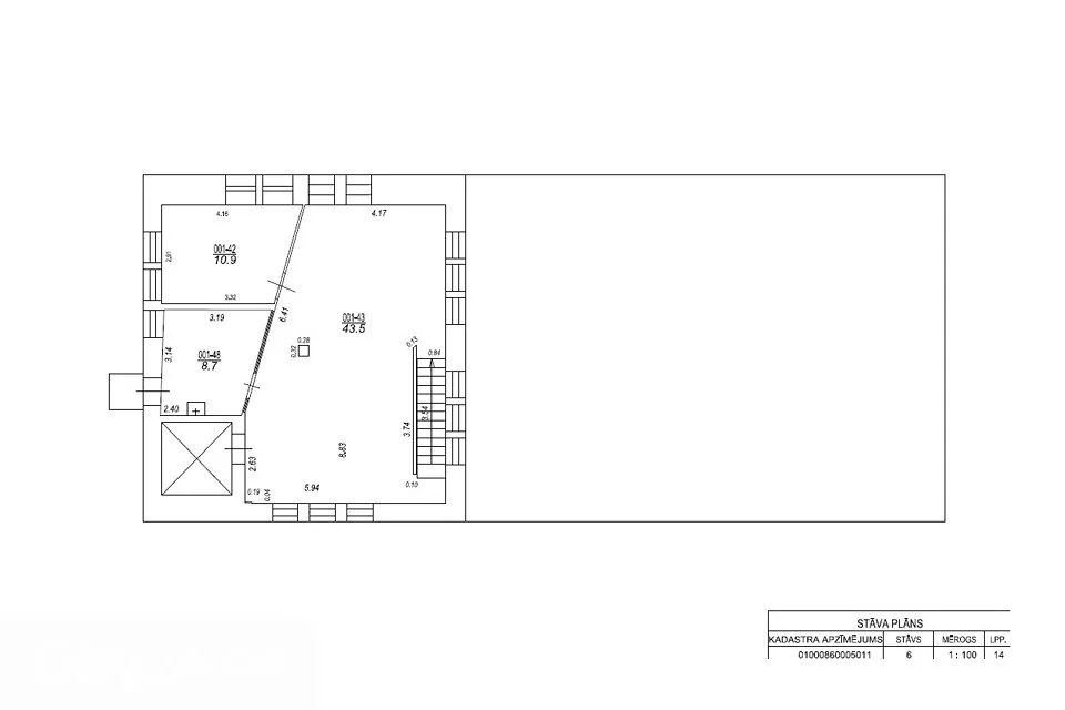 Planimetria - Office Building with Modern Lifts in Teika