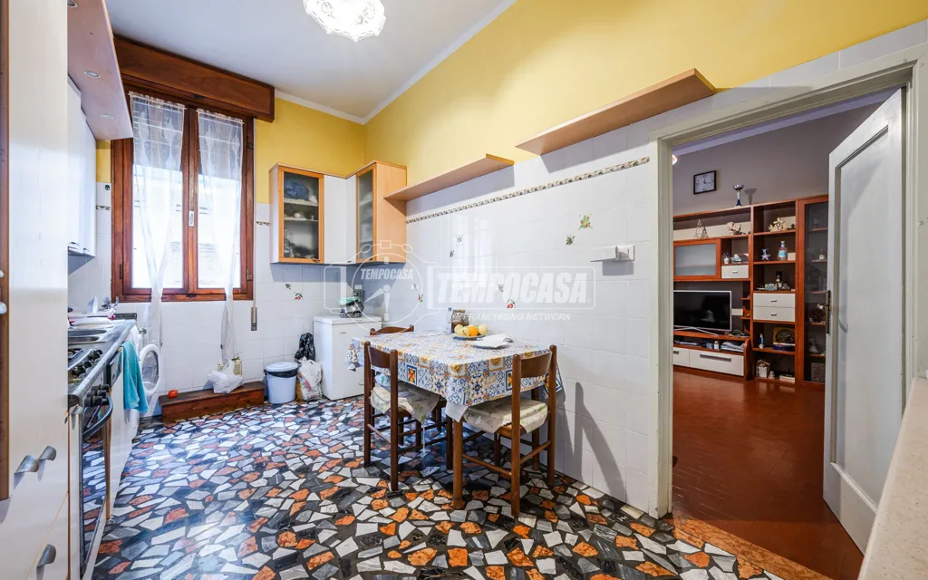 Kitchen - First-Floor Apartment with Two Balconies in Faenza