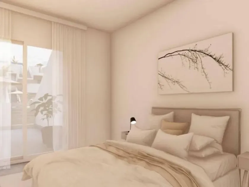 Bedrooms - New Bungalows with Pool in Roldán, Murcia