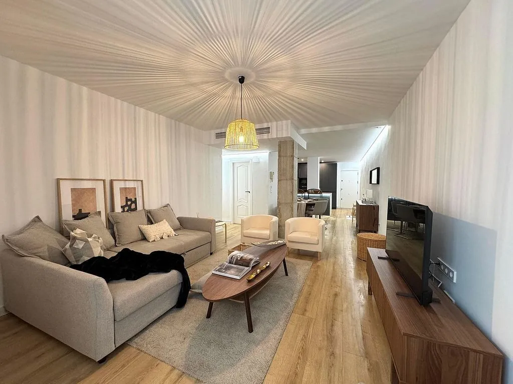 Living Room - Apartment with Cathedral View in Murcia Centre