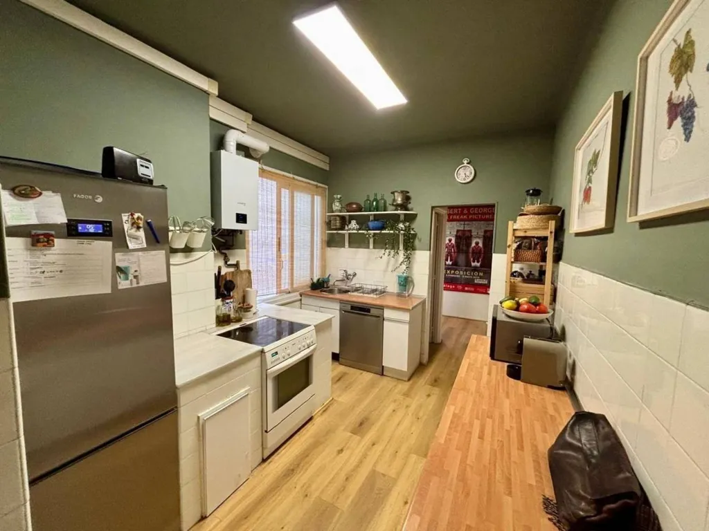 Köök - Spacious Flat with Sea View in Arriguñaga