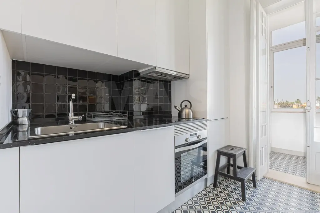 Cucina - T6 Apartment with River View in Belém