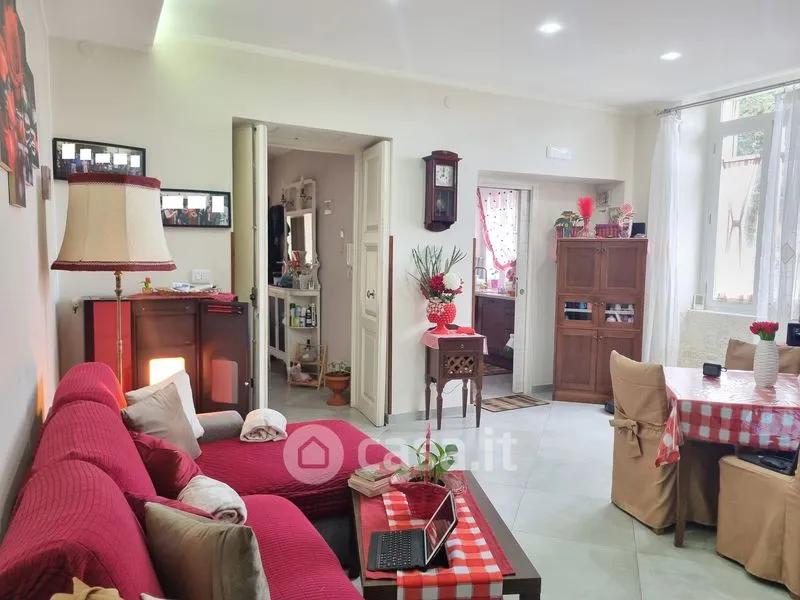 Séjour - Historic Apartment with Garden in Cesinali