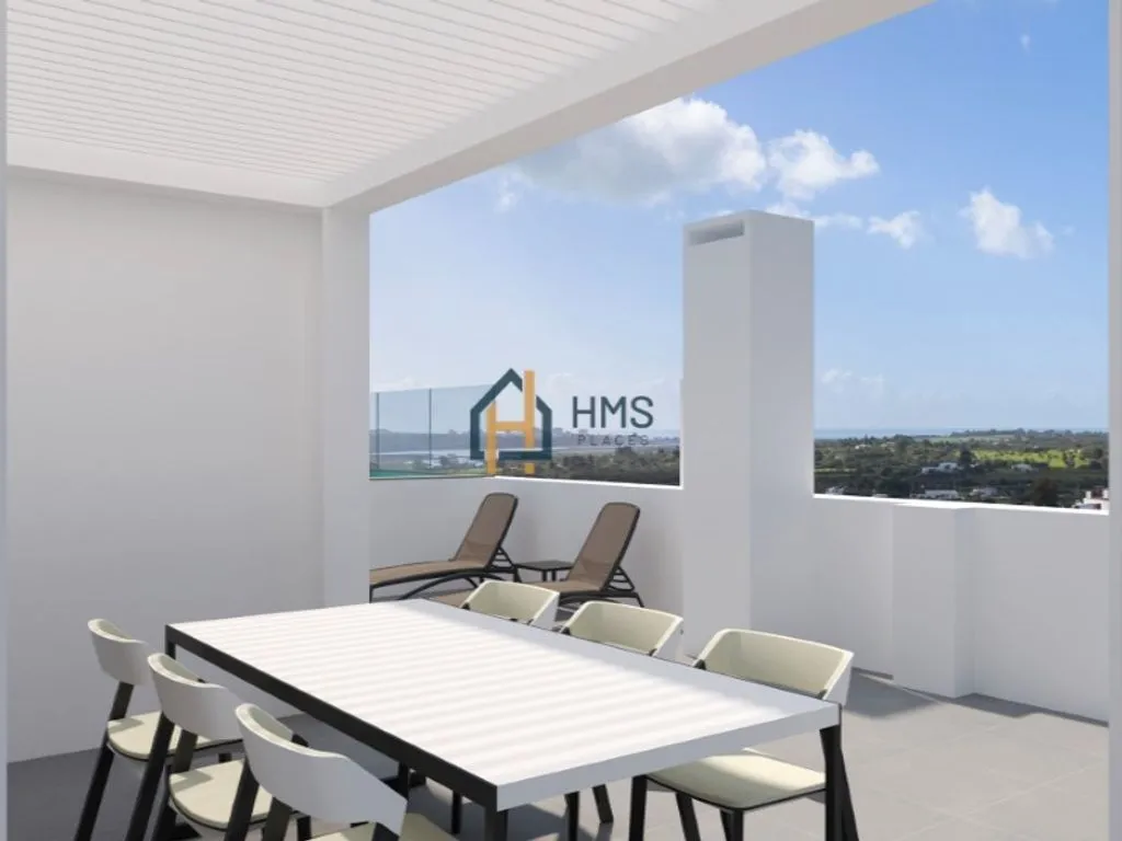 Terrasse - Luxury Apartment with Pool in Mexilhoeira Grande