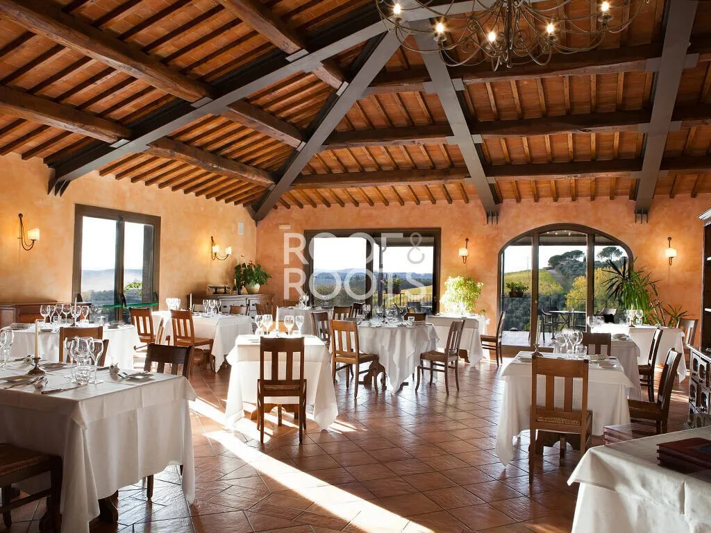 Salle à manger - Renovated Estate with Panoramic View in Chianti