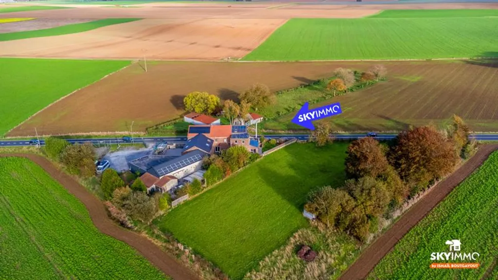 Vista aerea - Charming House with Terrace in Waremme