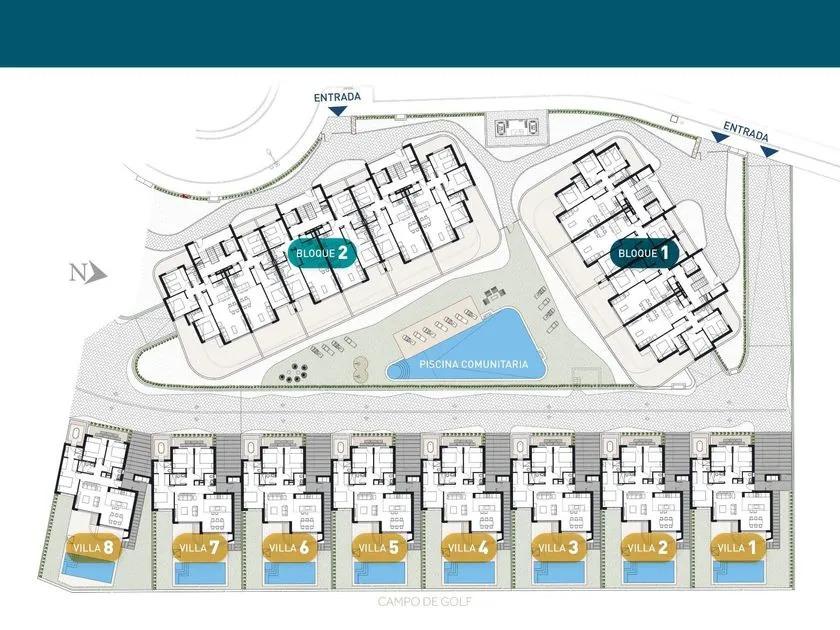 Floor Plan - New Chalet with Golf View in Los Alcazares