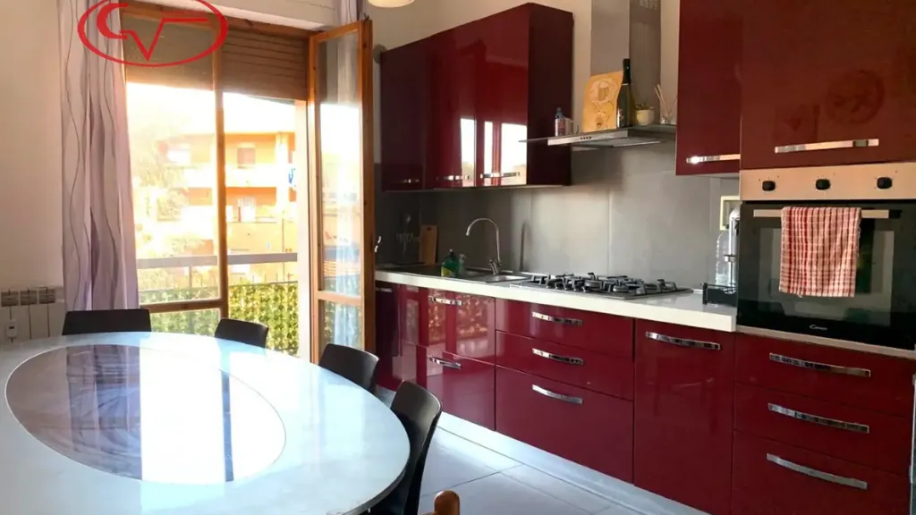 Köök - Penthouse with Terraces in Montevarchi