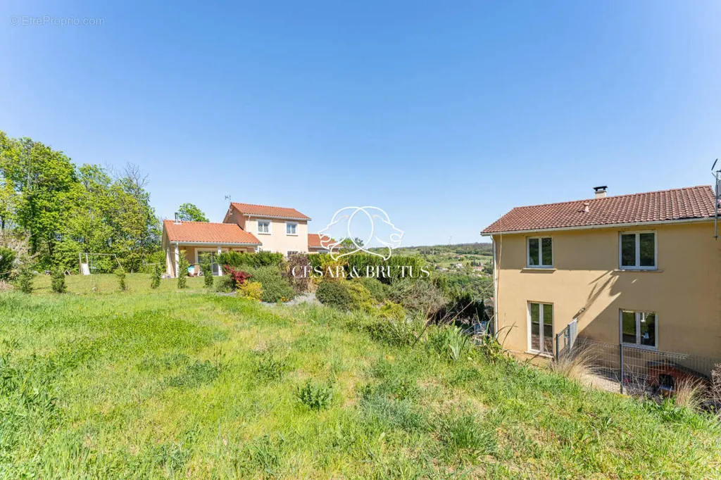 Garden - Family House with Panoramic View in Vienne