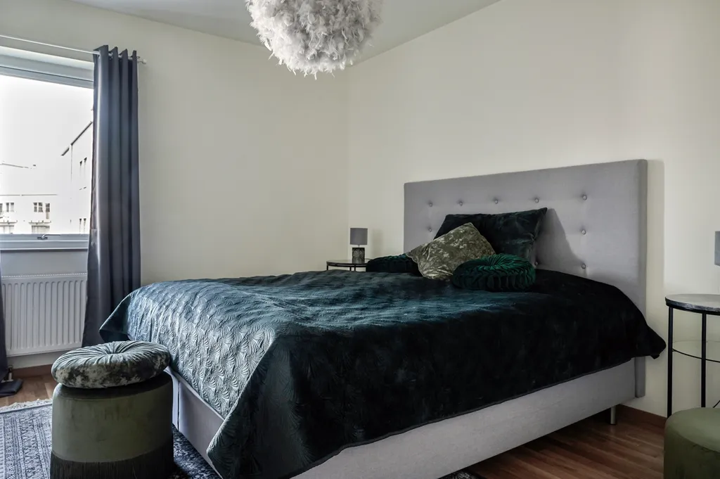 Camere da letto - Modern Flat with West-Facing Balcony in Mariastaden